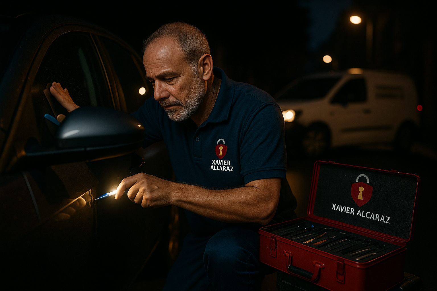 Apertura de coche en Girona durante un servicio urgente